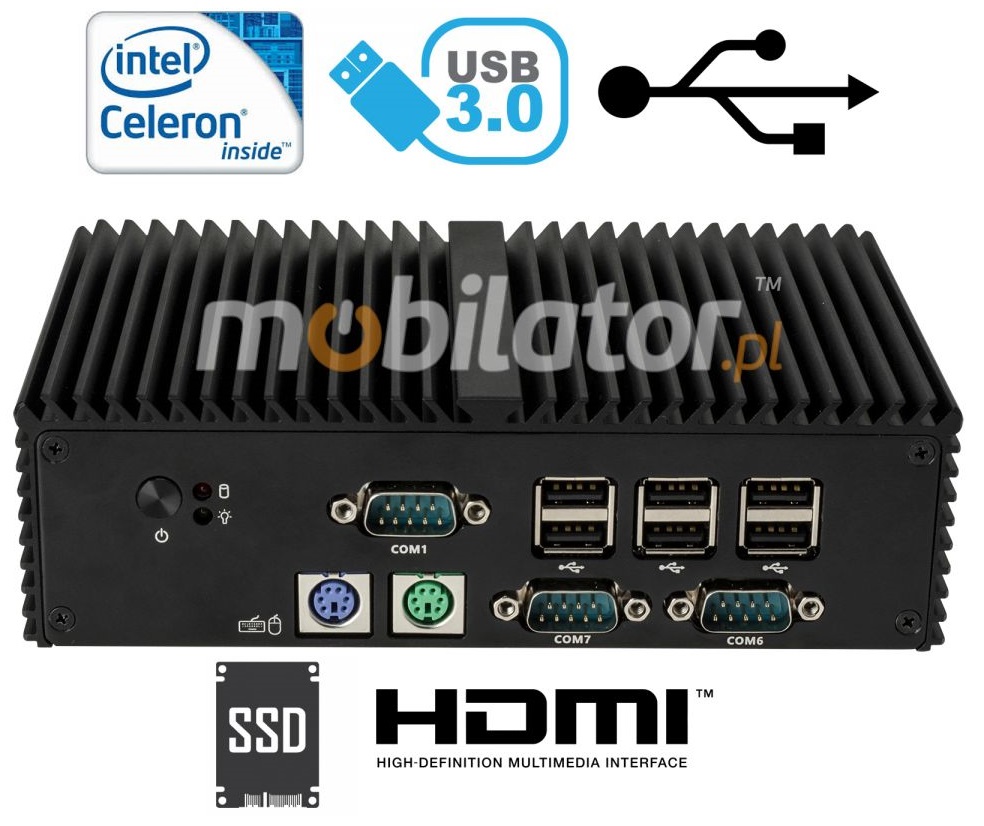 Proof Computer Industry Fanless MiniPC mBOX Q190X SSD